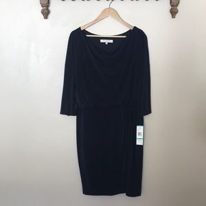 NEW Evan Picone Dark Navy‎ Dress. 16